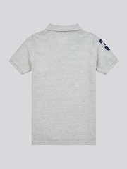 Серый - US Polo Assn. Футболка-поло для мальчиков 100% хлопок, игрок 3 - Изображение 6 из 7