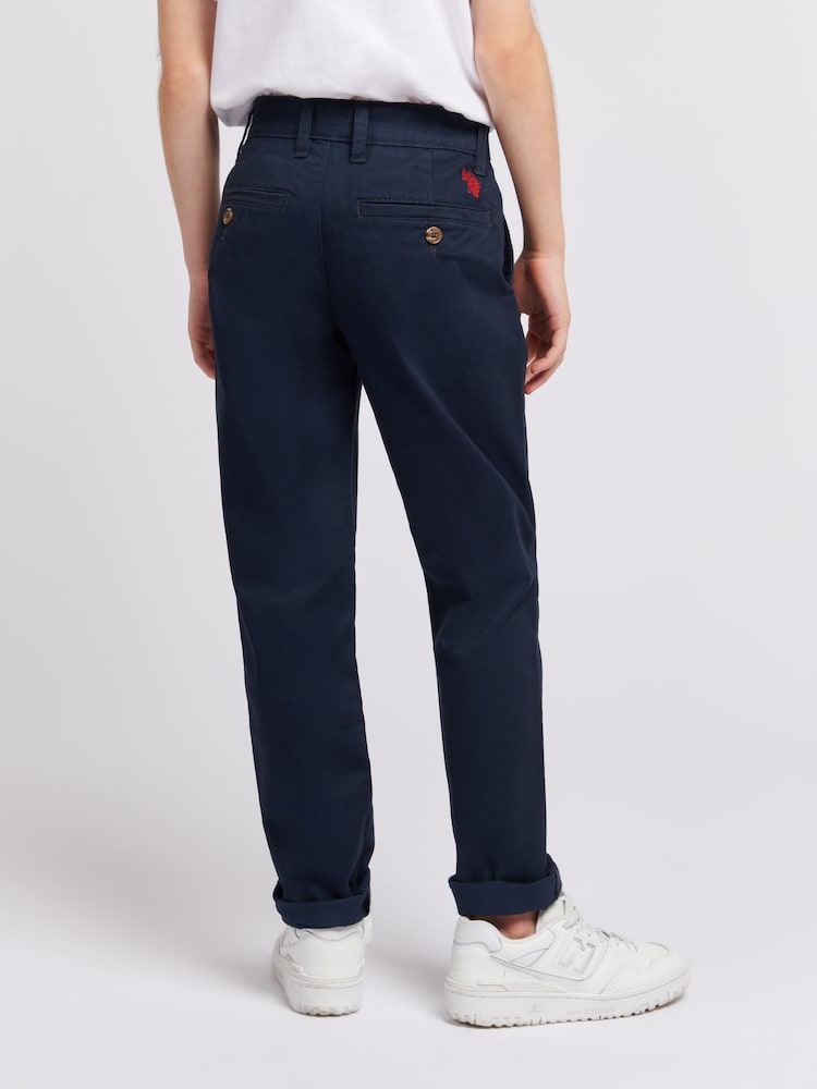 U.S. Polo Assn. Blue Boys Classic Chinos - Image 2 of 9