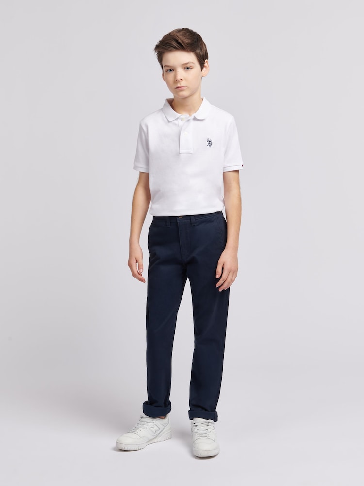 Blauw - U.S. Polo Assn. Boys Classic Chinos - Image 4 of 9