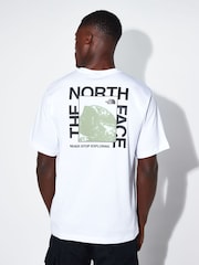 The North Face White 100% Cotton Half Dome Graphic Print T-Shirt - Image 1 of 4