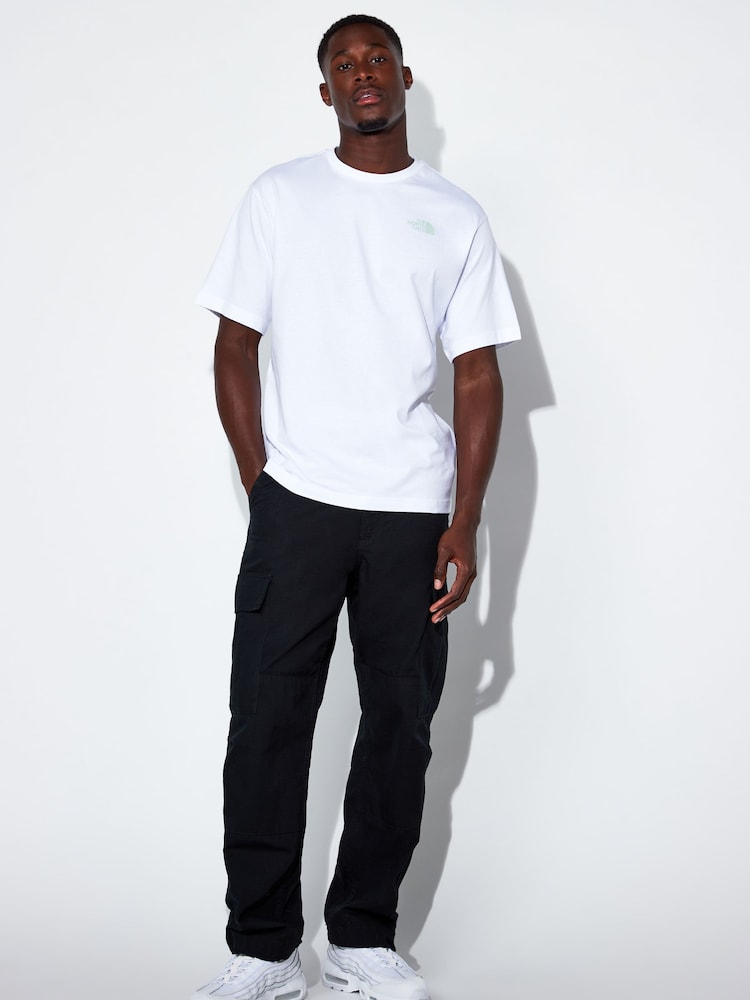 The North Face White 100% Cotton Half Dome Graphic Print T-Shirt - Image 2 of 4