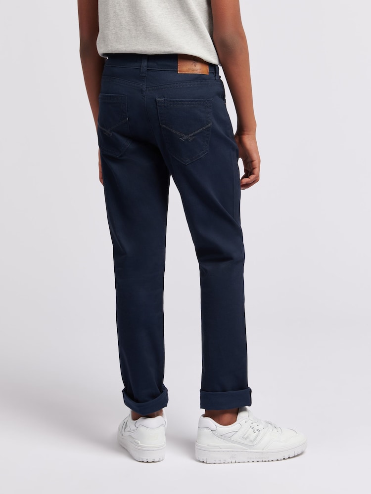 Azul - U.S. Polo Assn. Boys Core 5 Pocket Trousers - Imagen 2 de 7