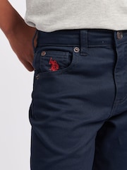 Azul - U.S. Polo Assn. Boys Core 5 Pocket Trousers - Imagen 3 de 7