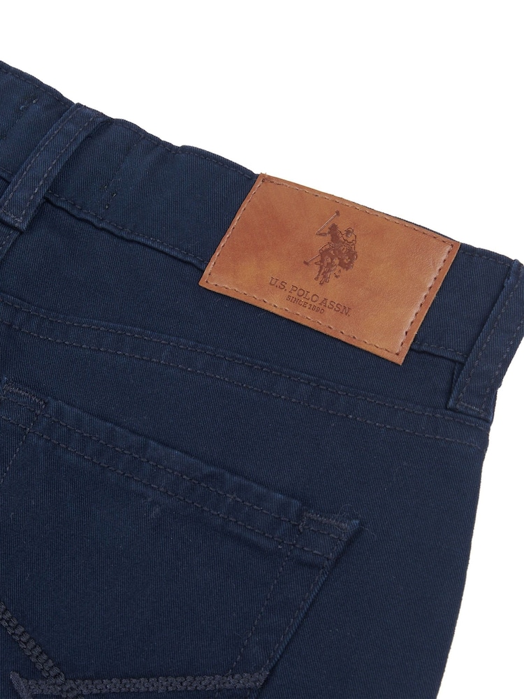 Azul - U.S. Polo Assn. Boys Core 5 Pocket Trousers - Imagen 7 de 7