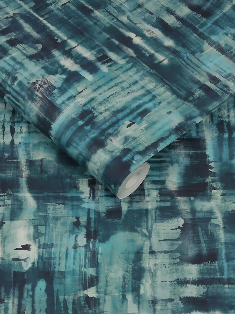 Graham & Brown Teal Reecho 10M Wallpaper - Image 3 of 3