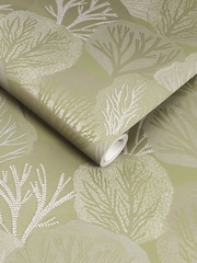 Graham & Brown Sage Twyla 10M Wallpaper - Image 3 of 3