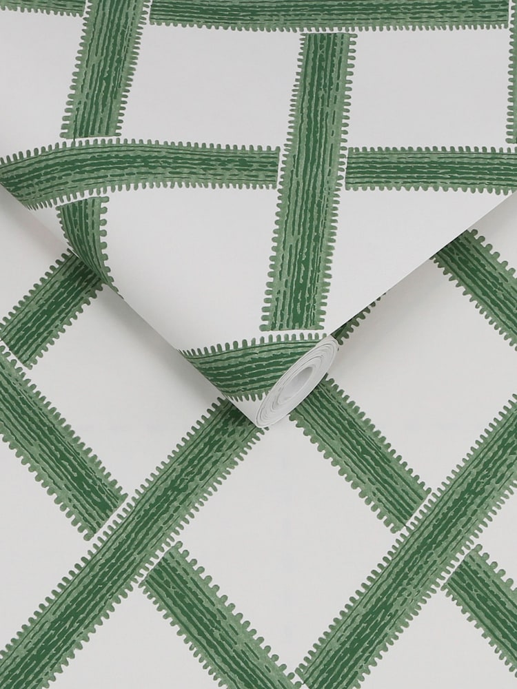 Graham & Brown Green Greenskeeper Geo 10M Wallpaper - Image 3 of 3