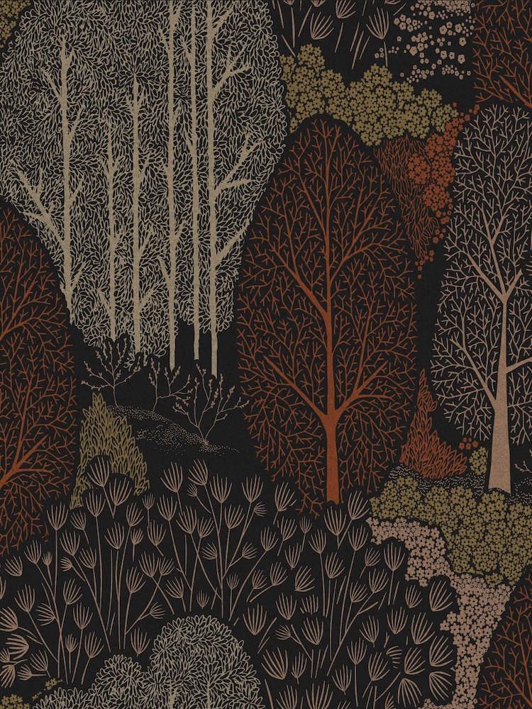 Graham & Brown Alizarin Scandiscape 10M Wallpaper - Image 2 of 3