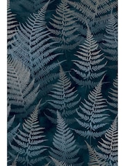 Clarissa Hulse French Navy Woodland Fern 10M Wallpaper - Image 2 of 3