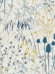 Clarissa Hulse Blue Summer Border 10M Wallpaper - Image 2 of 3