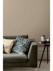 Clarissa Hulse Mother of Pearl Faux Tisbury 10M Wallpaper - Image 1 of 4