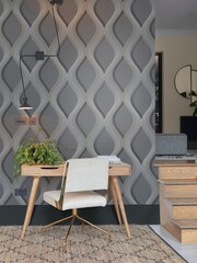 Graham & Brown Slate Euphoria 10M Wallpaper - Image 1 of 3