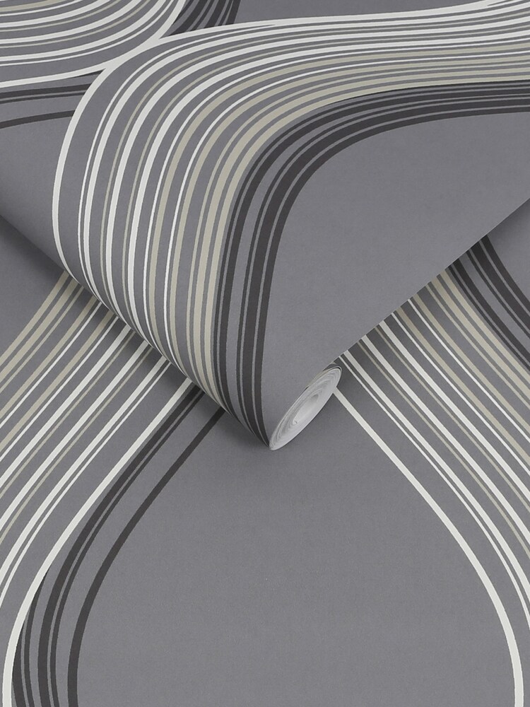 Graham & Brown Slate Euphoria 10M Wallpaper - Image 3 of 3