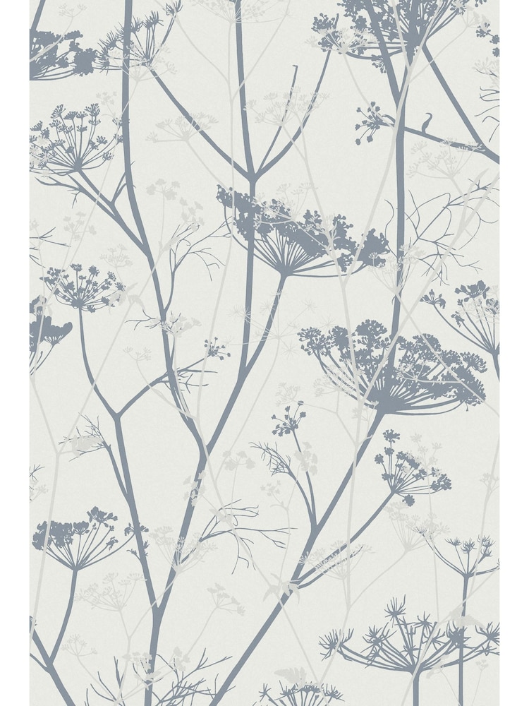 Clarissa Hulse Dover Silver Wild Chervil 10M Wallpaper - Image 2 of 4 Clarissa Hulse Dover Silver Wild Chervil 10M Wallpaper - Image 2 of 4