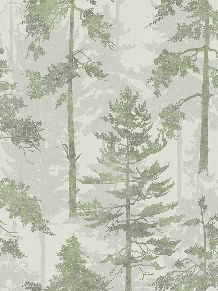Graham & Brown Green Norse Forrest 10M Wallpaper - Image 2 of 3