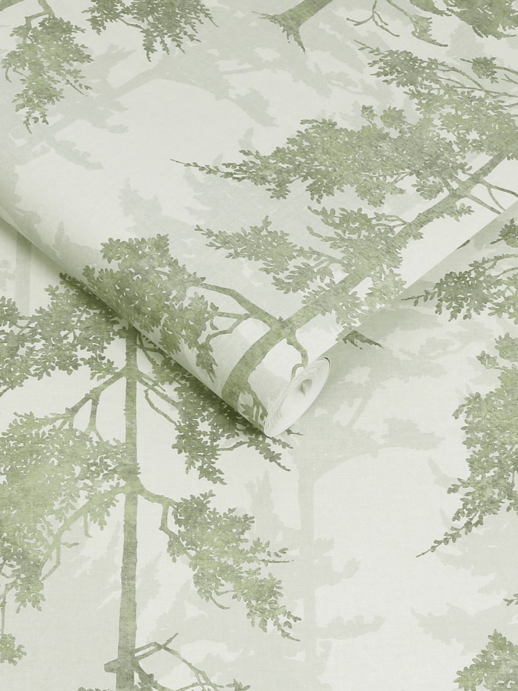 Graham & Brown Green Norse Forrest 10M Wallpaper - Image 3 of 3