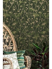 Clarissa Hulse Sage Gold Wild Chervil 10M Wallpaper - Image 1 of 4