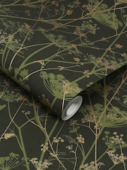 Clarissa Hulse Sage Gold Wild Chervil 10M Wallpaper - Image 3 of 4