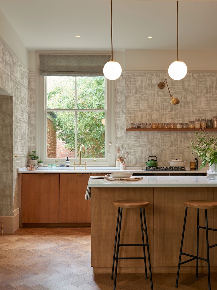 Graham & Brown Neutral Reecho 10M Wallpaper - Image 1 of 3