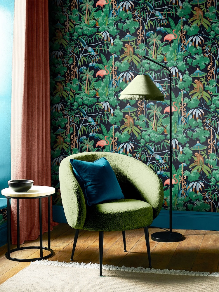 Graham & Brown Night Curious Canopy 10M Wallpaper - Image 1 of 3