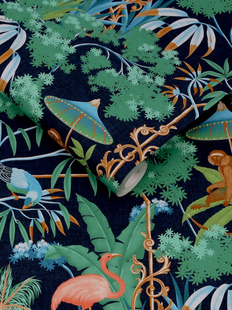 Graham & Brown Night Curious Canopy 10M Wallpaper - Image 3 of 3