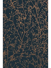 Clarissa Hulse Midnight Copper Gypsophila 10M Wallpaper - Image 4 of 4