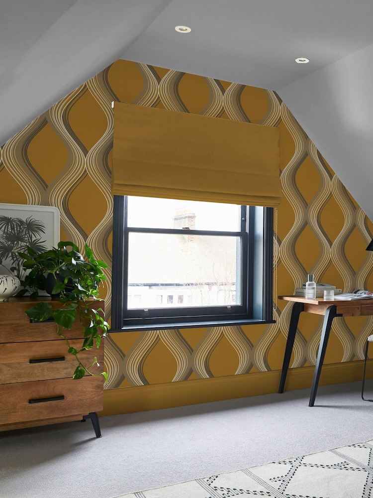 Graham & Brown Yellow Euphoria 10M Wallpaper - Image 1 of 3