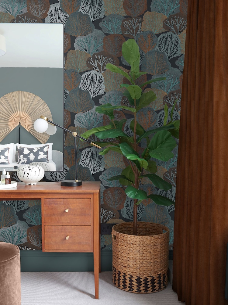 Graham & Brown Midnight Twyla 10M Wallpaper - Image 1 of 3