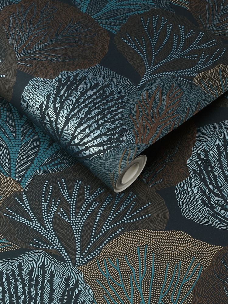 Graham & Brown Midnight Twyla 10M Wallpaper - Image 3 of 3