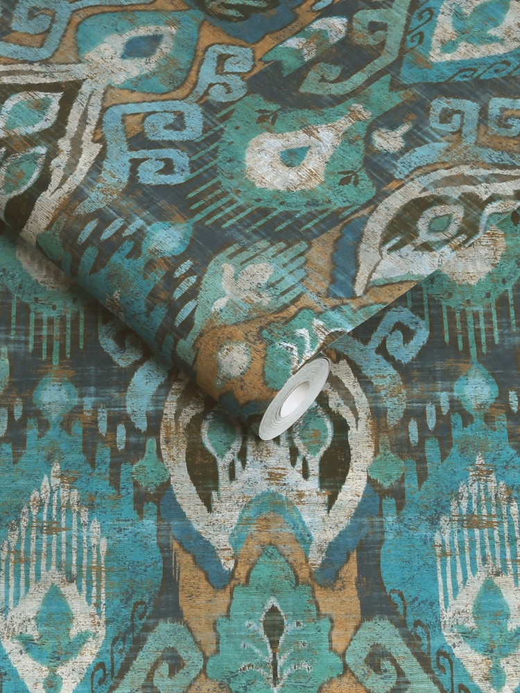 Graham & Brown Midnight Daraee Tapestry 10M Wallpaper - Image 3 of 3