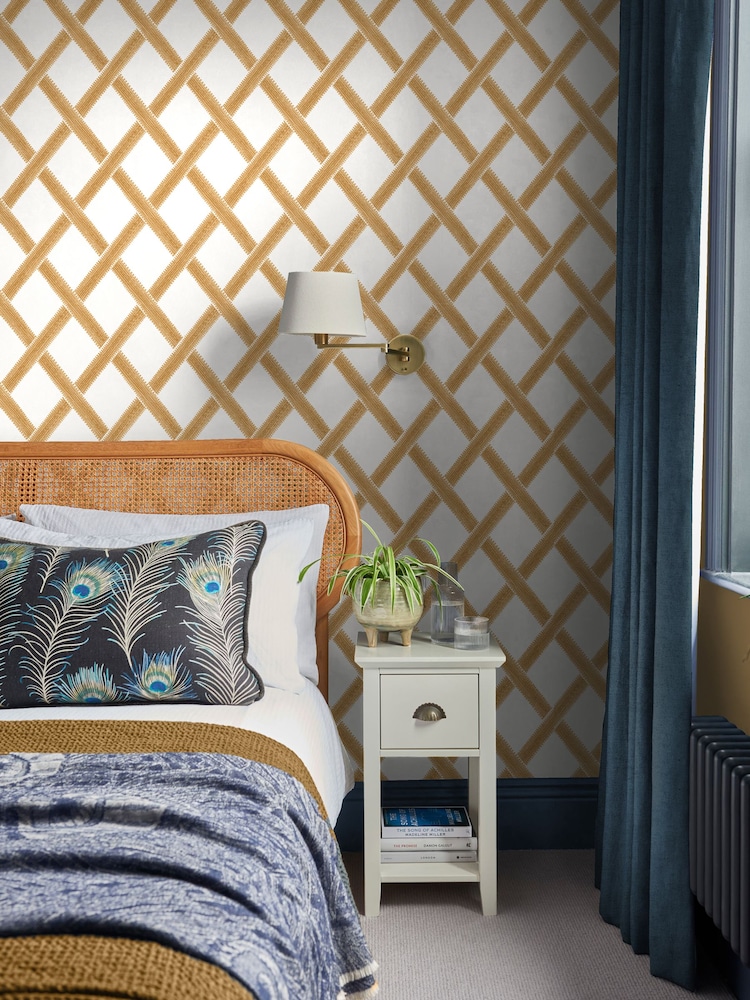 Graham & Brown Yellow Greenskeeper Geo 10M Wallpaper - Image 1 of 3