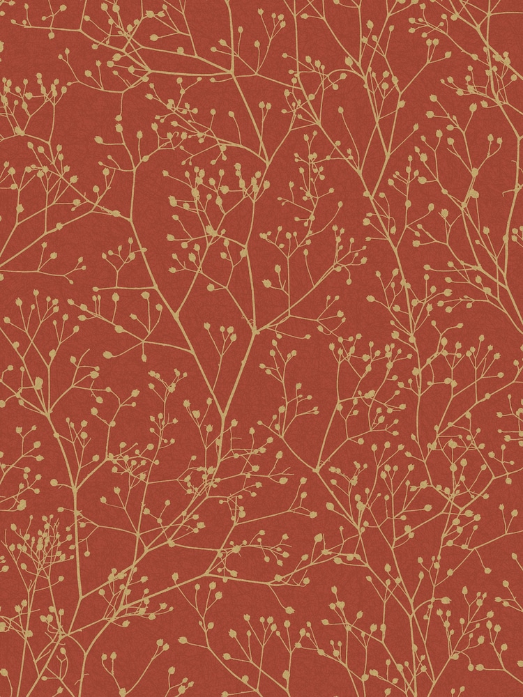 Clarissa Hulse Red Gypsophila 10M Wallpaper - Image 2 of 4