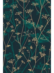 Clarissa Hulse Kingfisher Gold Wild Chervil 10M Wallpaper - Image 2 of 4