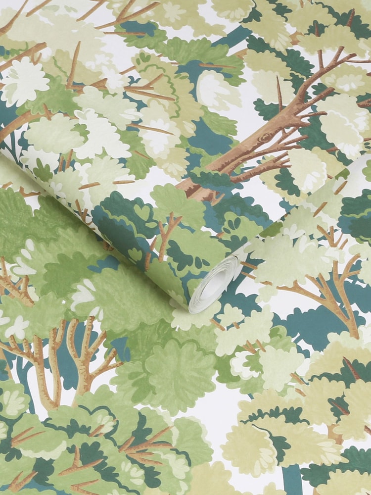 Graham & Brown Sage Folklore Tree 10M Wallpaper - Image 3 of 3 Graham & Brown Sage Folklore Tree 10M Wallpaper - Image 3 of 3