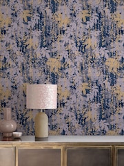 Clarissa Hulse French Navy Canopy 10M Wallpaper - Image 1 of 3
