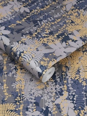 Clarissa Hulse French Navy Canopy 10M Wallpaper - Image 3 of 3