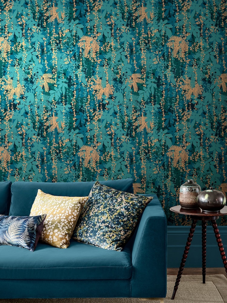 Clarissa Hulse Peacock Canopy 10M Wallpaper - Image 1 of 3