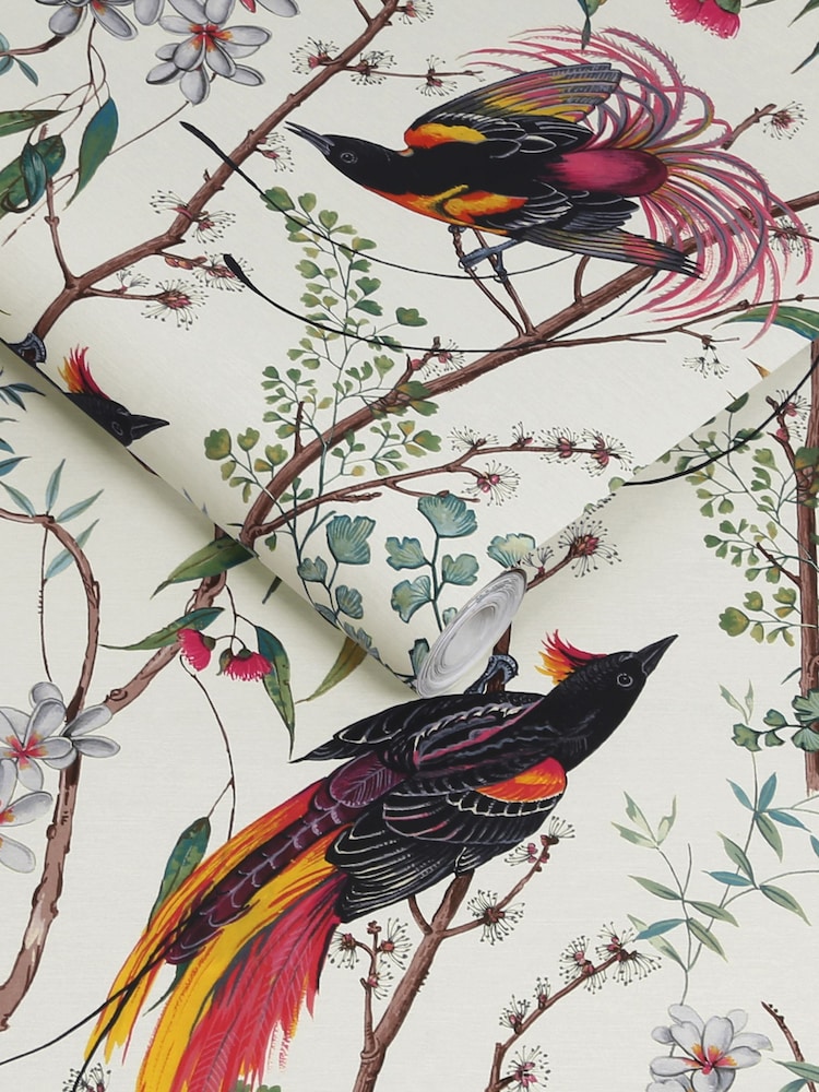 Graham & Brown Day Clavering Birds 10M Wallpaper - Image 3 of 3