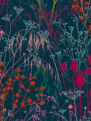 Clarissa Hulse Blue Summer Border 10M Wallpaper - Image 2 of 3