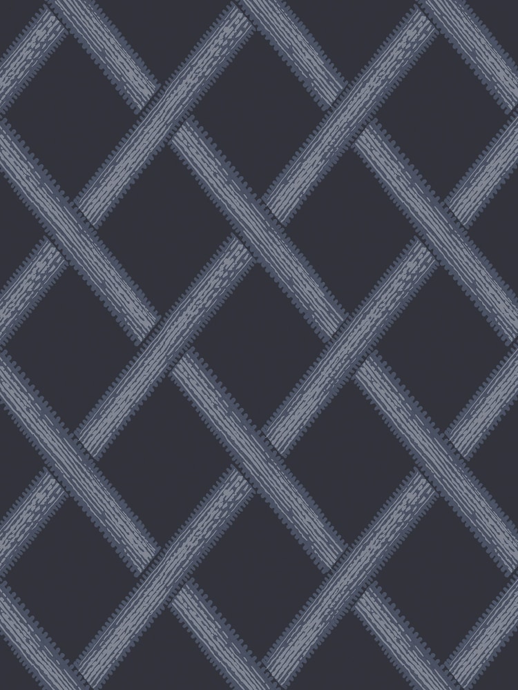 Graham & Brown Navy Greenskeeper Geo 10M Wallpaper - Image 2 of 3