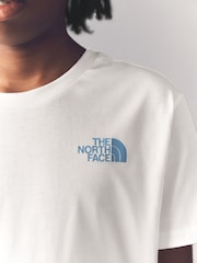 The North Face White Teen Half Dome Photo Back Print T-Shirt - Image 4 of 6