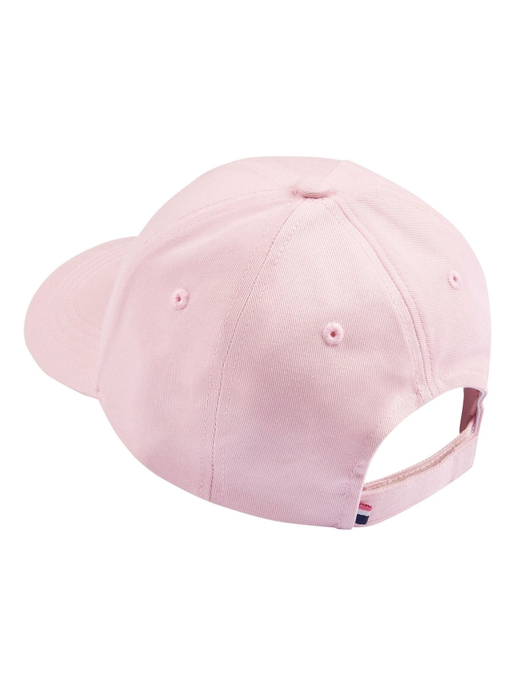 U.S. Polo Assn. Pink Girls Double Horsemen Canvas 100% Cotton Cap - Image 2 of 2