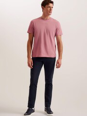 Ted Baker Pink Wiskin Regular Branded T-Shirt - Image 3 of 5