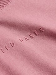 Ted Baker Pink Wiskin Regular Branded T-Shirt - Image 5 of 5