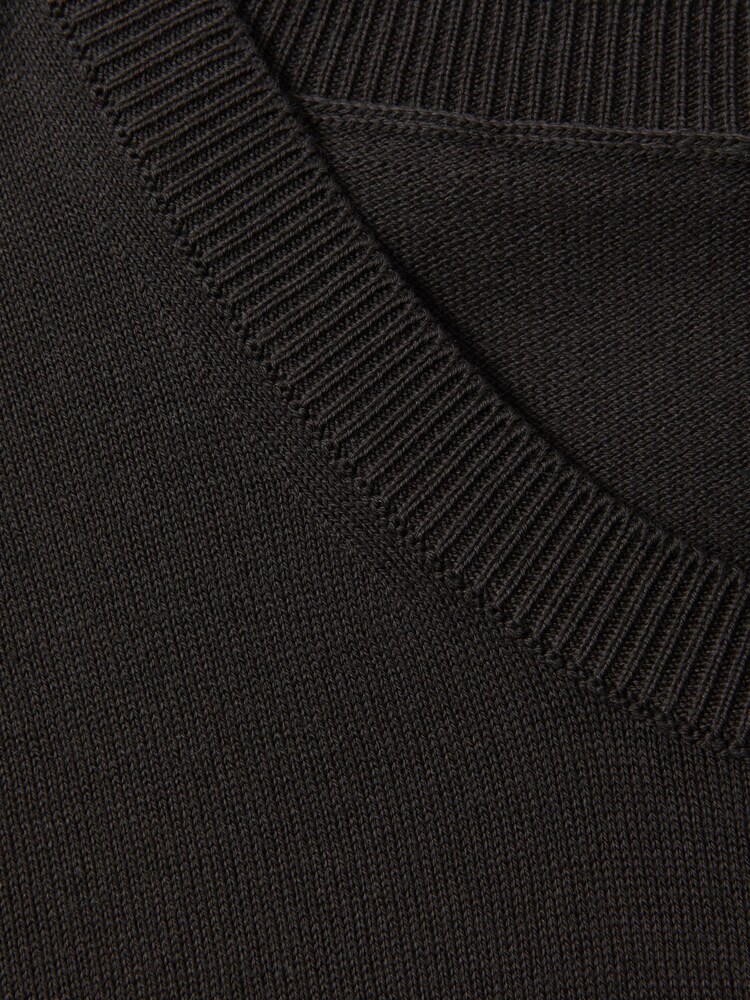 Oscar Jacobson Knitted Cotton Crew Neck T-Shirt - Image 2 of 6