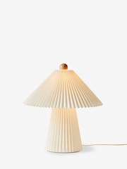 MADE.COM Cream Lila Pleated Table Lamp - Image 4 of 6