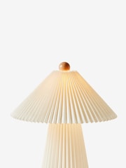 MADE.COM Cream Lila Pleated Table Lamp - Image 5 of 6