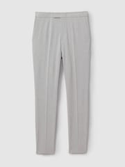 Reiss Grey Found Slim-Fit Drawstring Trousers - Image 2 of 6