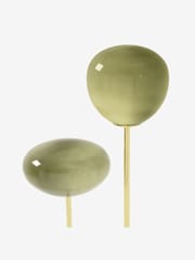 MADE.COM Brass/Green Adrianne Floor Lamp - Image 3 of 4