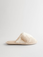 Neutral Dog Borg Mule Slippers - Image 3 of 7